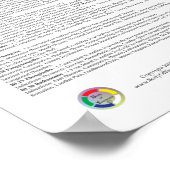 Bladder Meridian Acupuncture Points Poster (Hoek)