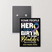 Bladder warrior Some People Never Meet Their Hero Button (Voorkant / Achterkant)