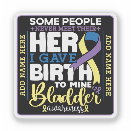 Bladder warrior Some People Never Meet Their Hero Sticker (Voorkant)