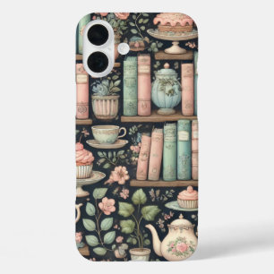 bladderig patroon iPhone 16 plus hoesje