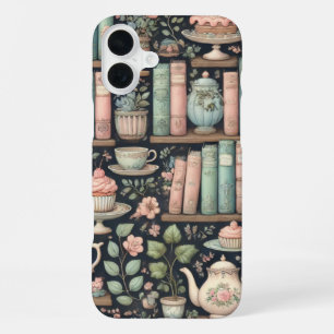 bladderig patroon iPhone 16 plus hoesje