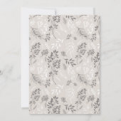  Bladderige Lijst bruiloft Kaart (Achterkant)