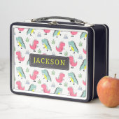 Bladdertjes Kinderen Dinosaurussen Metaal Lunchbox (In situ)