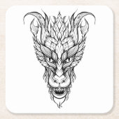 bladdraak kartonnen onderzetters (Voorkant)