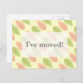 Bladdruk bewegende briefkaarten | Herfstbladeren o (Voorkant / Achterkant)