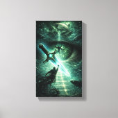 Blade Against the Cosmos Canvas Afdruk (Voorkant)