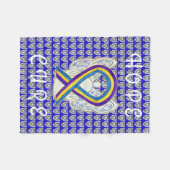 Blade Cancer Awareness Ribbon Soft Chemo Blankets Fleece Deken (Voorkant (Horizontaal))