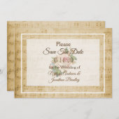 Blade Muziek Roze roze sparen de Uitnodiging van d (Voorkant / Achterkant)