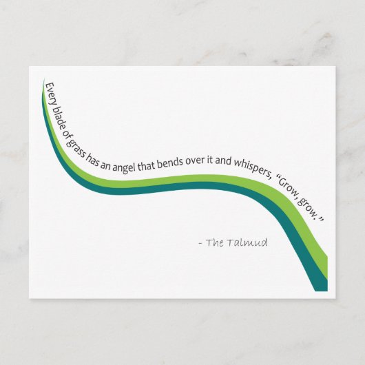 Blade of Grass Briefkaart (Voorkant)