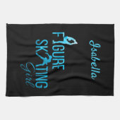 Blade Towel Afbeelding schuimend blauwe ijskorquoi Theedoek (Horizontaal)