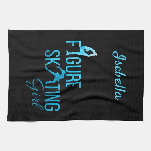 Blade Towel Afbeelding schuimend blauwe ijskorquoi Theedoek (Horizontaal)