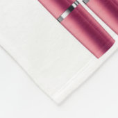 Blade van de koningin van de witte vlooien fleece deken (Hoek)