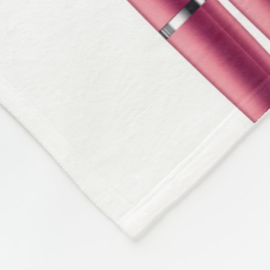 Blade van de koningin van de witte vlooien fleece deken (Hoek)