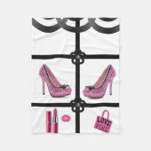 Blade van de koningin van de witte vlooien fleece deken (Voorkant)