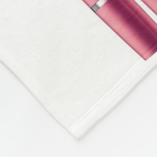 Blade van de koningin van de witte vlooien fleece deken (Hoek)