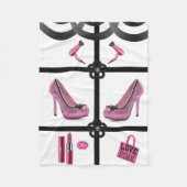 Blade van de koningin van de witte vlooien fleece deken (Voorkant)