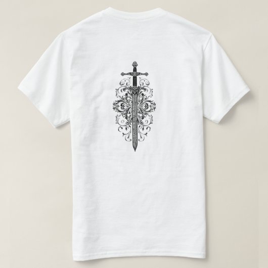 Blade van elegantie t-shirt (Design achterkant)