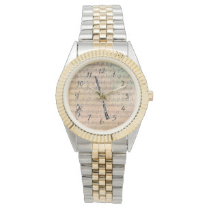 blademuziek met een Oboe Horloge