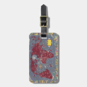 Bladen 1 t/m 8: Air France Bagagelabel (Voorkant verticaal)