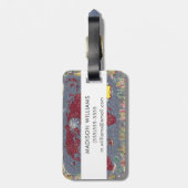 Bladen 1 t/m 8: Air France Bagagelabel (Achterkant verticaal)