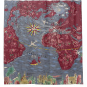 Bladen 1 t/m 8: Air France Douchegordijn (Voorkant)