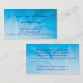 bladen.blauw visitekaartje (Voorkant / Achterkant)