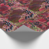 Bladen en bladeren cadeaupapier (Hoek)