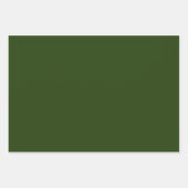 Bladen met groene zwarte goudwappers inpakpapier vel (Voorkant 3)