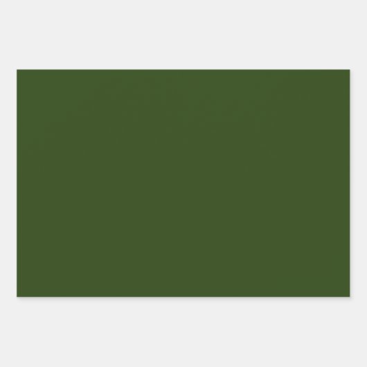 Bladen met groene zwarte goudwappers inpakpapier vel (Voorkant 3)