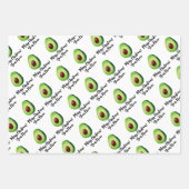 Bladen met kerstinpakken, voor groen avocado-kerst inpakpapier vel (Voorkant)