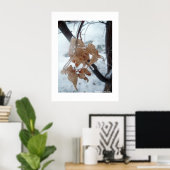 Bladen van glas poster (Thuiskantoor)