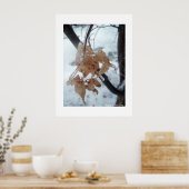 Bladen van glas poster (Keuken)