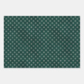 Bladen van groenbos met kerstinslag inpakpapier vel (Voorkant 2)