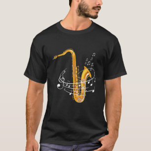 Bladen van saxophone Reed Woodwing Jazz T-shirt