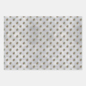 Bladen van winterkardinalen en inpakpapier (Voorkant 3)