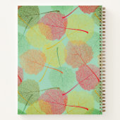 Bladerachtig Stijlvol Schets Gepersonaliseerd Spir Notitieboek (Achterkant)