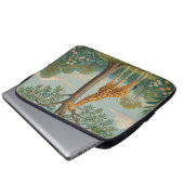 Bladerdak van de Giraffe Laptop Sleeve (Voorkant onderkant)