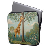 Bladerdak van de Giraffe Laptop Sleeve (Voorkant Links)