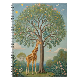 Bladerdak van de Giraffe Notitieboek