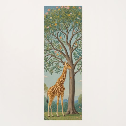 Bladerdak van de Giraffe Yogamat (Achterkant)