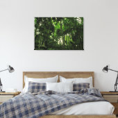 Bladerdak van Weelderigheid @ Madeira Portugal Ing Canvas Afdruk (Insitu (Slaapkamer))