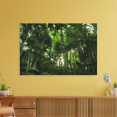 Bladerdak van Weelderigheid @ Madeira Portugal Ing Canvas Afdruk (Insitu (Woonkamer))