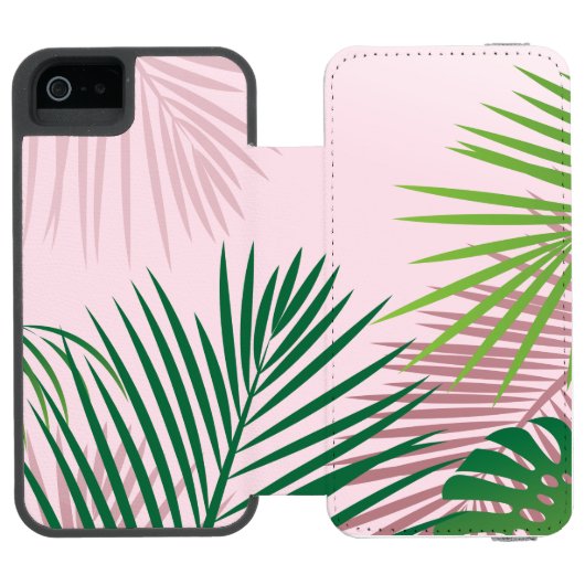 Bladeren 1 incipio iPhone portemonnee hoesje (Agenda Open)