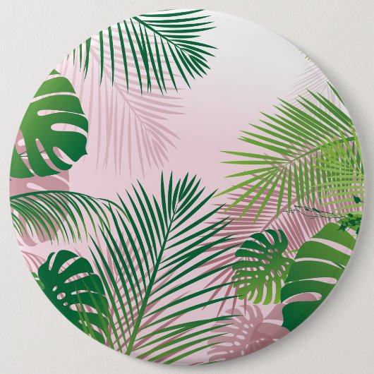 Bladeren 1 ronde button 6,0 cm (Voorkant)