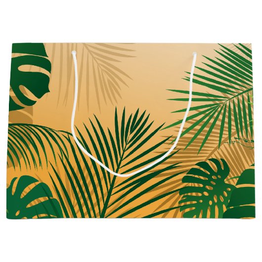 Bladeren 4 groot cadeauzakje (Voorkant)