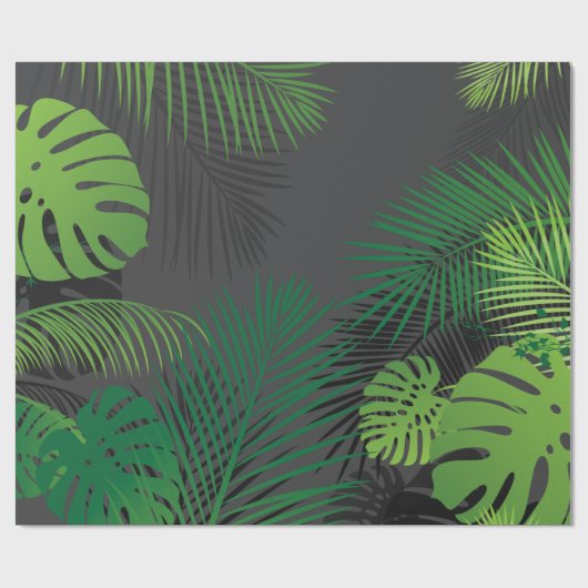 Bladeren 5 cadeaupapier (Vlak)