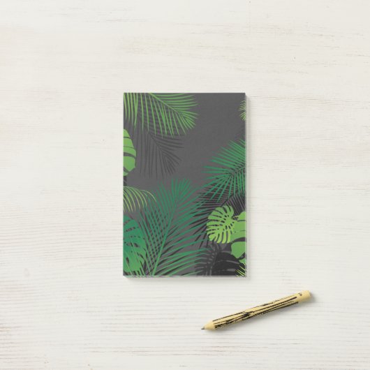 Bladeren 5 post-it® notes (Op bureau)