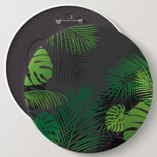 Bladeren 5 ronde button 6,0 cm (Voorkant /achterkant)