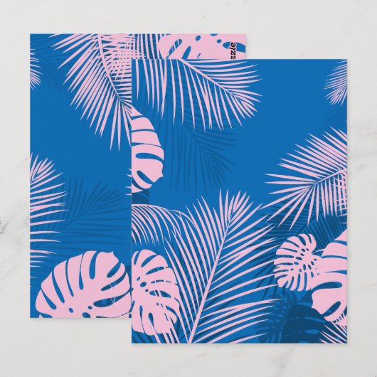 Bladeren 9 briefkaart (Voorkant / Achterkant)