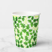 bladeren achtergrond papieren bekers (Achterkant)